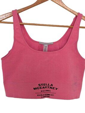 Stella McCartney Pink Crop Tank Top M